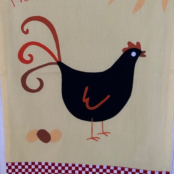 Sur La Table Embroidered Appliqué Rise and Shine Tea Towels Set of 3 NWT - Picture 2 of 15